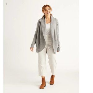 Quince Mongolian Cashmere Open Cardigan Sweater